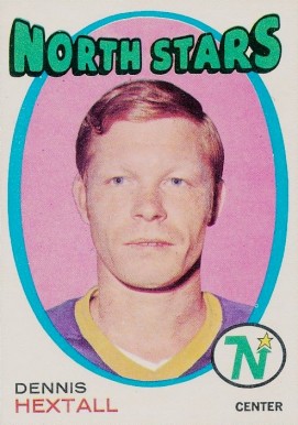 1971 O-Pee-Chee Dennis Hextall #244 Hockey Card