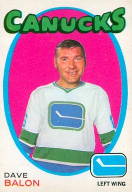 1971 O-Pee-Chee Dave Balon #229 Hockey Card