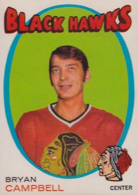 1971 O-Pee-Chee Bryan Campbell #214 Hockey Card