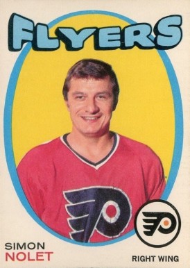 1971 O-Pee-Chee Simon Nolet #206 Hockey Card