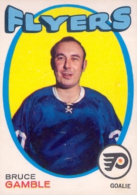 1971 O-Pee-Chee Bruce Gamble #201 Hockey Card
