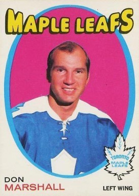 1971 O-Pee-Chee Don Marshall #199 Hockey Card