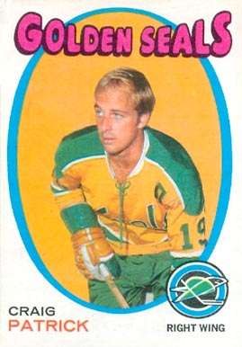 1971 O-Pee-Chee Craig Patrick #184 Hockey Card
