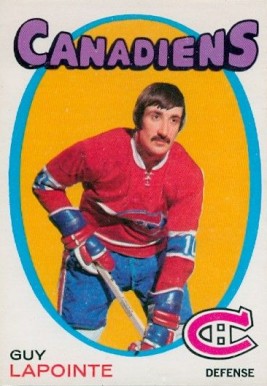 1971 O-Pee-Chee Guy Lapointe #145 Hockey Card