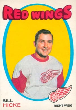 1971 O-Pee-Chee Bill Hicke #142 Hockey Card