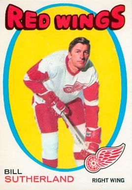 1971 O-Pee-Chee Bill Sutherland #141 Hockey Card