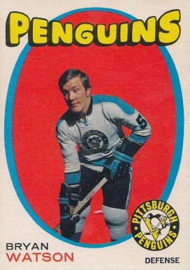 1971 O-Pee-Chee Bryan Watson #132 Hockey Card