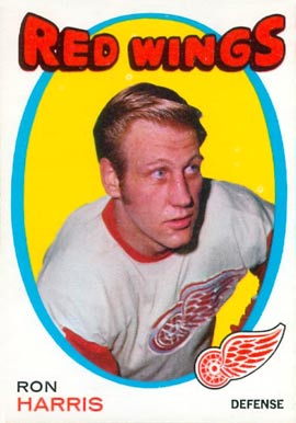 1971 O-Pee-Chee Ron Harris #70 Hockey Card