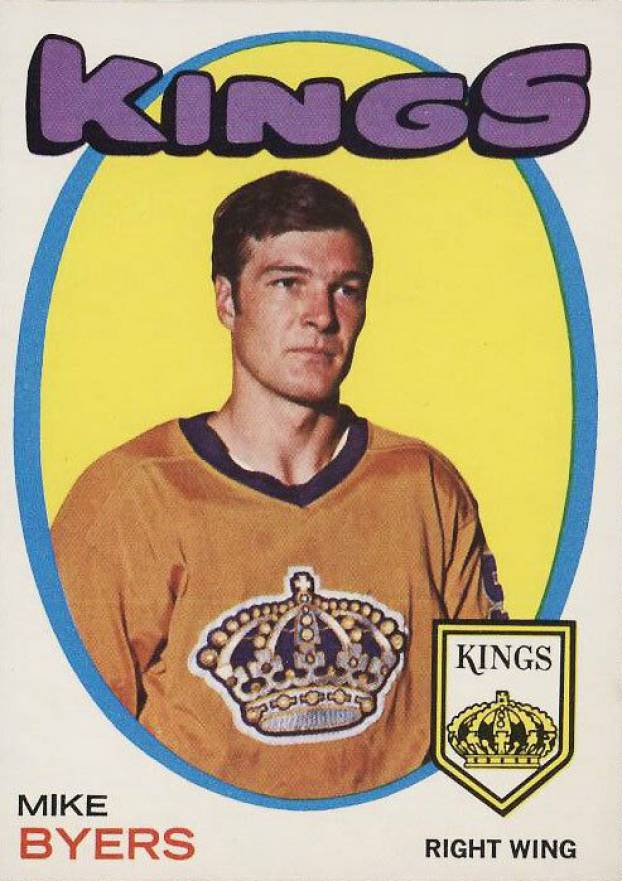 1971 O-Pee-Chee Mike Byers #34 Hockey Card