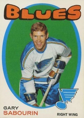 1971 O-Pee-Chee Gary Sabourin #13 Hockey Card