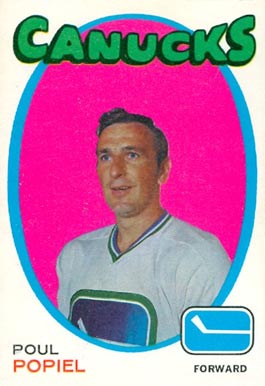 1971 O-Pee-Chee Paul Popiel #1 Hockey Card