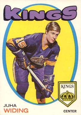 1971 O-Pee-Chee Juha Widing #86 Hockey Card