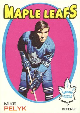 1971 O-Pee-Chee Mike Pelyk #92 Hockey Card
