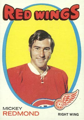 1971 Topps Mickey Redmond #102 Hockey Card