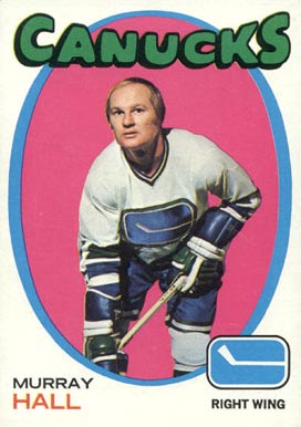 1971 Topps Murray Hall #109 Hockey Card