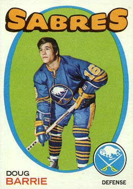 1971 Topps Doug Barrie #22 Hockey Card