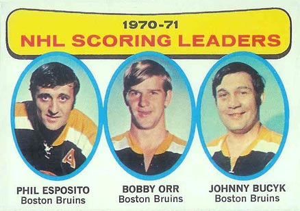 1971 Topps NHL Scoring Leaders #3 Hockey Card