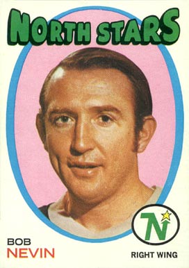 1971 Topps Bob Nevin #44 Hockey Card