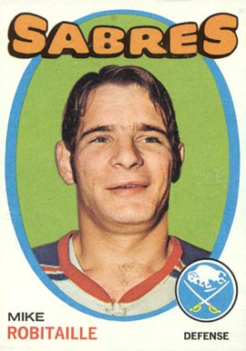 1971 Topps Mike Robitaille #8 Hockey Card