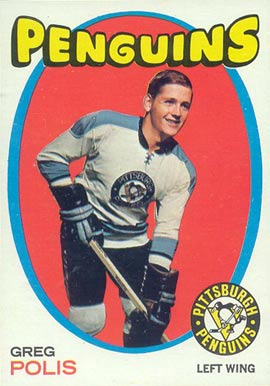 1971 Topps Greg Polis #41 Hockey Card