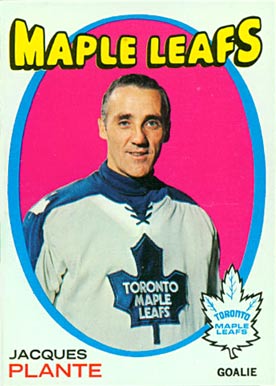 1971 Topps Jacques Plante #10 Hockey Card