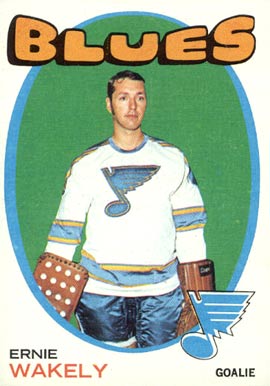 1971 Topps Ernie Wakely #81 Hockey Card