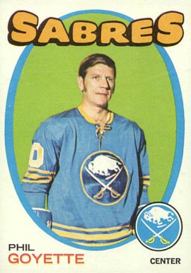 1971 Topps Phil Goyette #88 Hockey Card