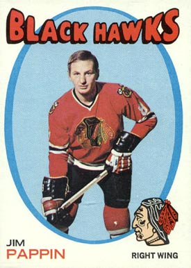 1971 Topps Jim Pappin #98 Hockey Card