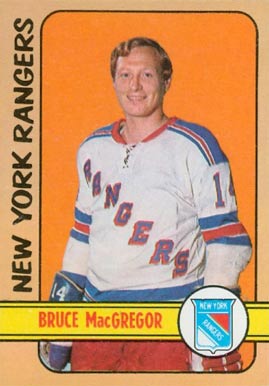 1972 O-Pee-Chee Bruce Macgregor #103 Hockey Card