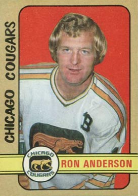 1972 O-Pee-Chee Ron Anderson #298 Hockey Card
