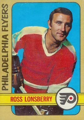 1972 O-Pee-Chee Ross Lonsberry #166 Hockey Card