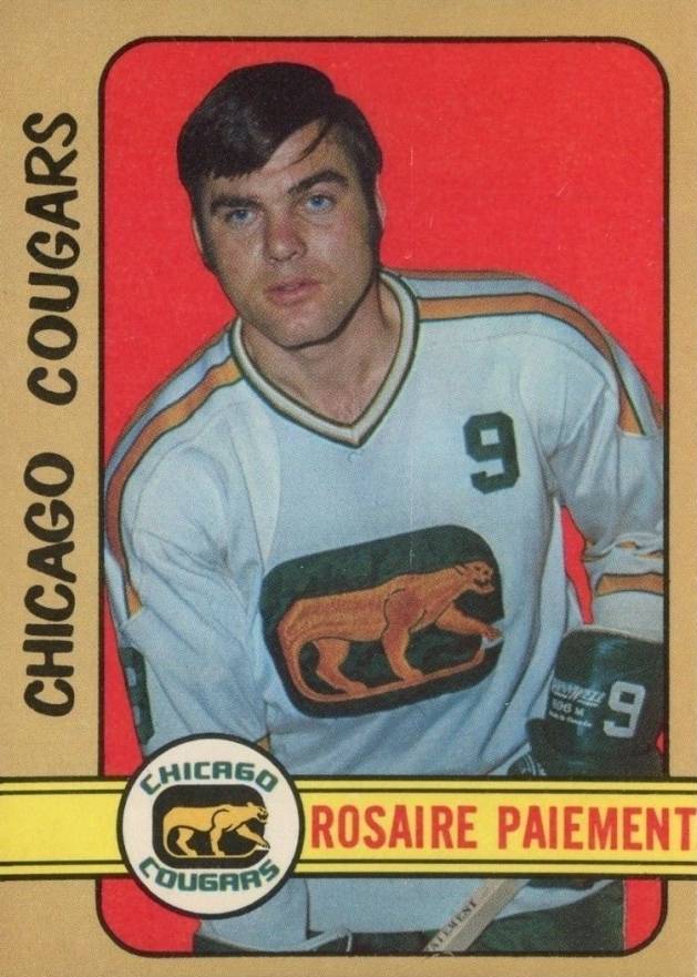 1972 O-Pee-Chee Rosaire Paiement #333 Hockey Card