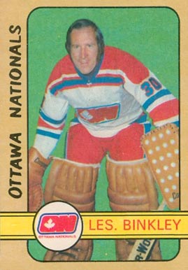 1972 O-Pee-Chee Les Binkley #300 Hockey Card