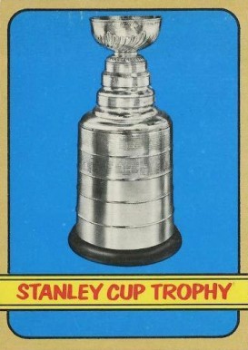 1972 O-Pee-Chee Stanley Cup Trophy #253 Hockey Card
