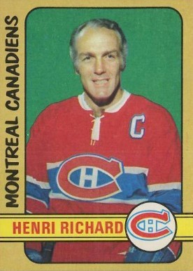 1972 O-Pee-Chee Henri Richard #251 Hockey Card