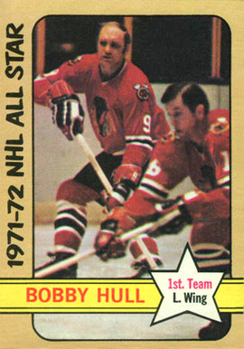 1972 O-Pee-Chee Bobby Hull #228 Hockey Card