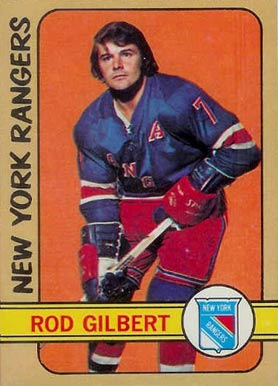 1972 O-Pee-Chee Rod Gilbert #153 Hockey Card