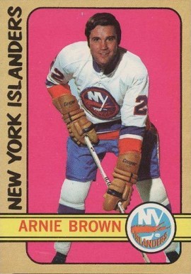1972 O-Pee-Chee Arnie Brown #144 Hockey Card
