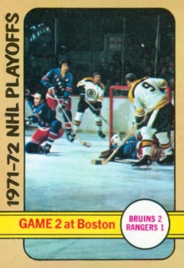 1972 O-Pee-Chee Playoff Game 2 #20 Hockey Card
