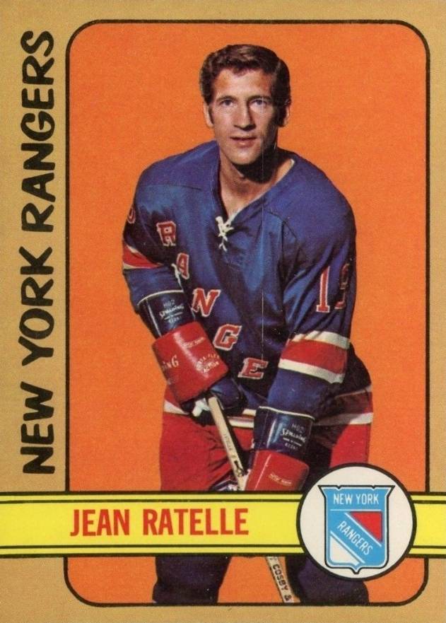 1972 O-Pee-Chee Jean Ratelle #12 Hockey Card
