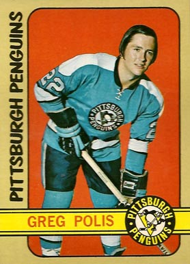 1972 Topps Greg Polis #43 Hockey Card