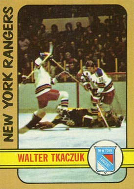 1972 Topps Walt Tkaczuk #14 Hockey Card