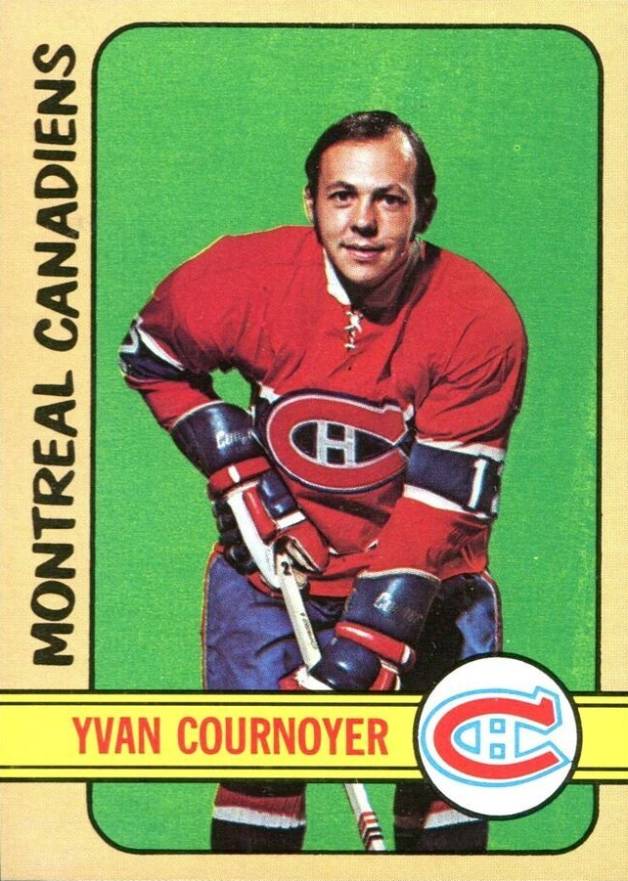 1972 Topps Yvan Cournoyer #10 Hockey Card