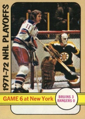 1972 Topps Playoff Game # 6 #7 Hockey Card