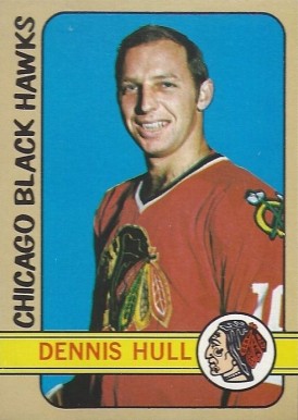 1972 Topps Dennis Hull #164 Hockey Card