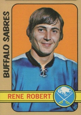1972 Topps Rene Robert #161 Hockey Card