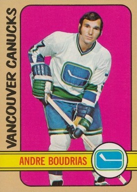 1972 Topps Andre Boudrias #158 Hockey Card
