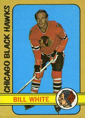 1972 Topps Bill White #40 Hockey Card