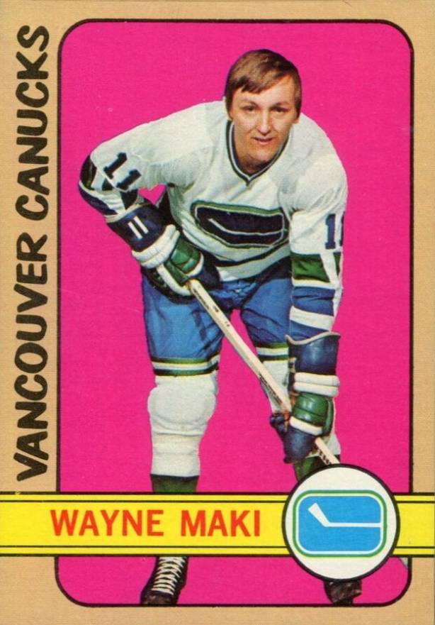 1972 Topps Wayne Maki #32 Hockey Card