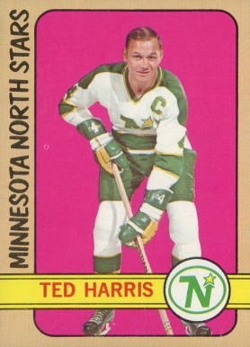 1972 Topps Ted Harris #23 Hockey Card